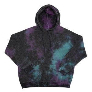 SOFT SERVE clothing Cloud Cotton 💜Witches Brew💙 tie-dye hoodie M
